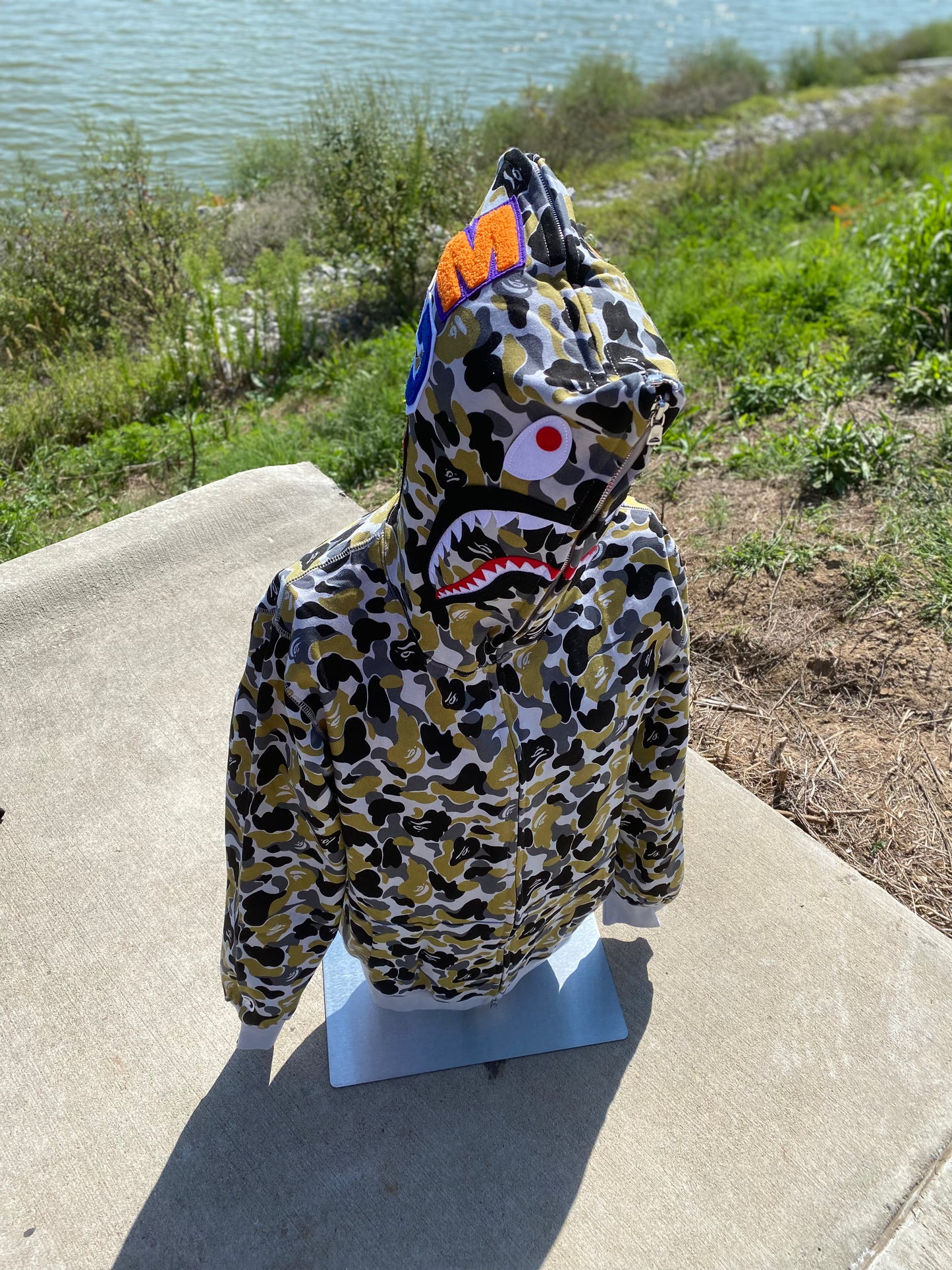 OG Bape Osaka City Camo Full Zip Hoodie