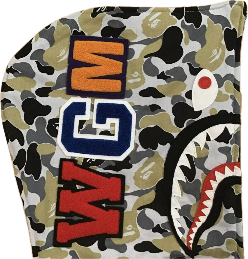 OG Bape Osaka City Camo Full Zip Hoodie