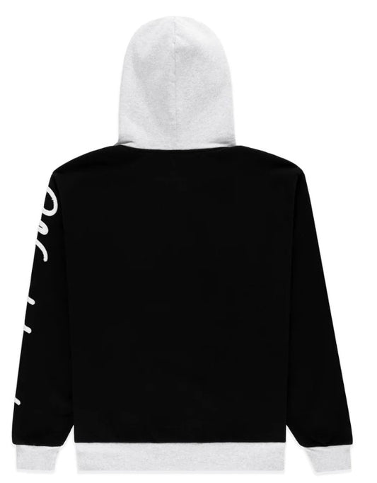 Sp5der Triple 5 Stitch Zip Up Black Hoodie