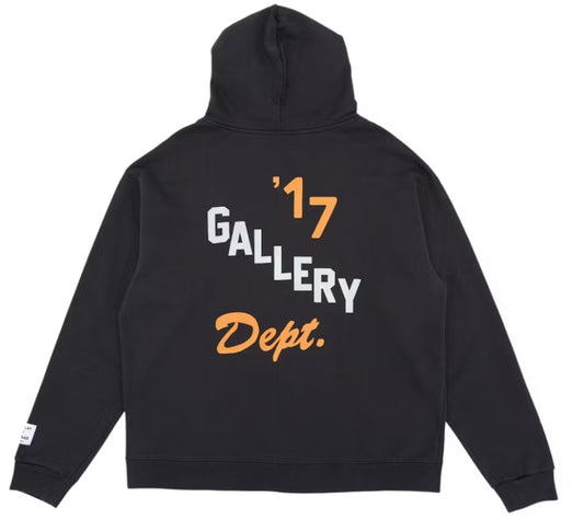 Gallery Dept. Boxing Merch Zip Hoodie Vintage Black