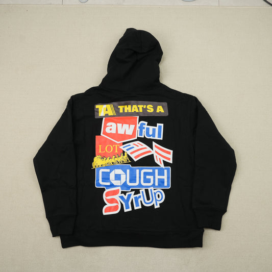 Cough Syrup Bank Black Hoodie