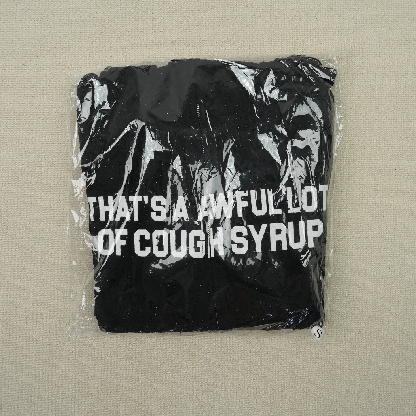 Cough Syrup Hoodie Black Rhinestone (VVS)