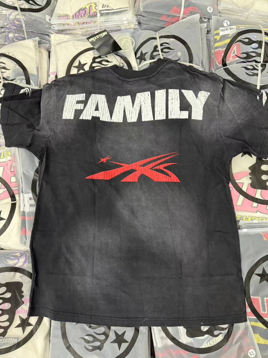 Hellstar Studios Sports Family Tee in Black/Red