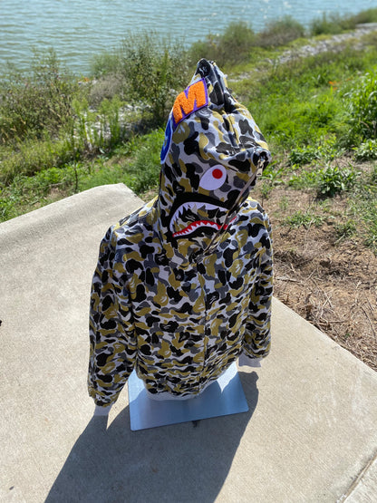 OG Bape Osaka City Camo Full Zip Hoodie