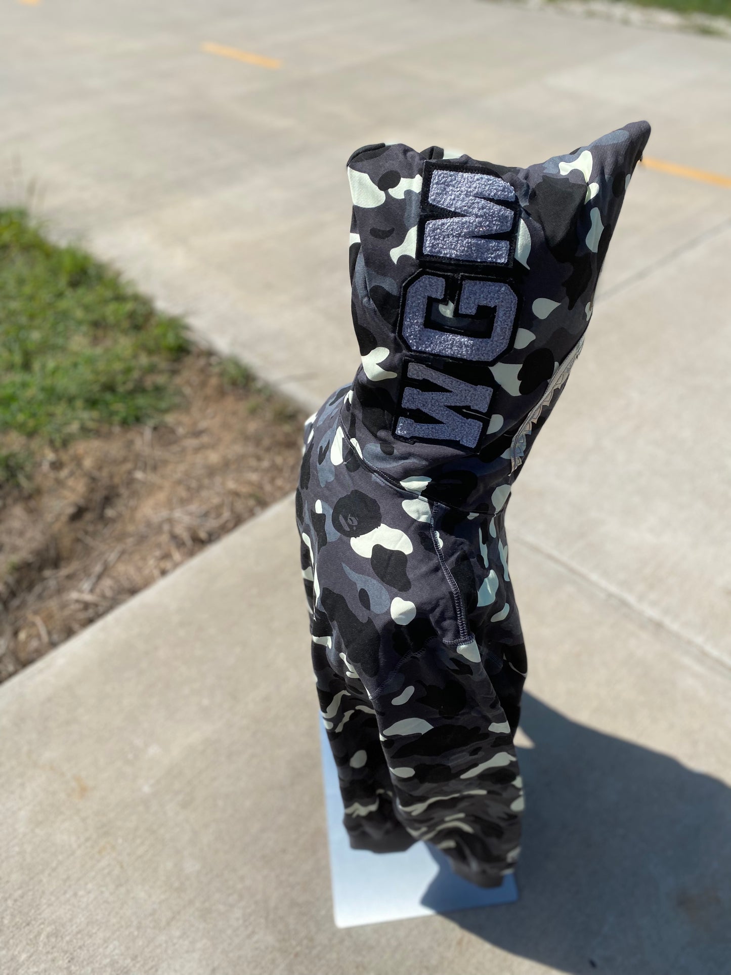 BAPE City Camo Shark Full Zip Hoodie (SS24) Black