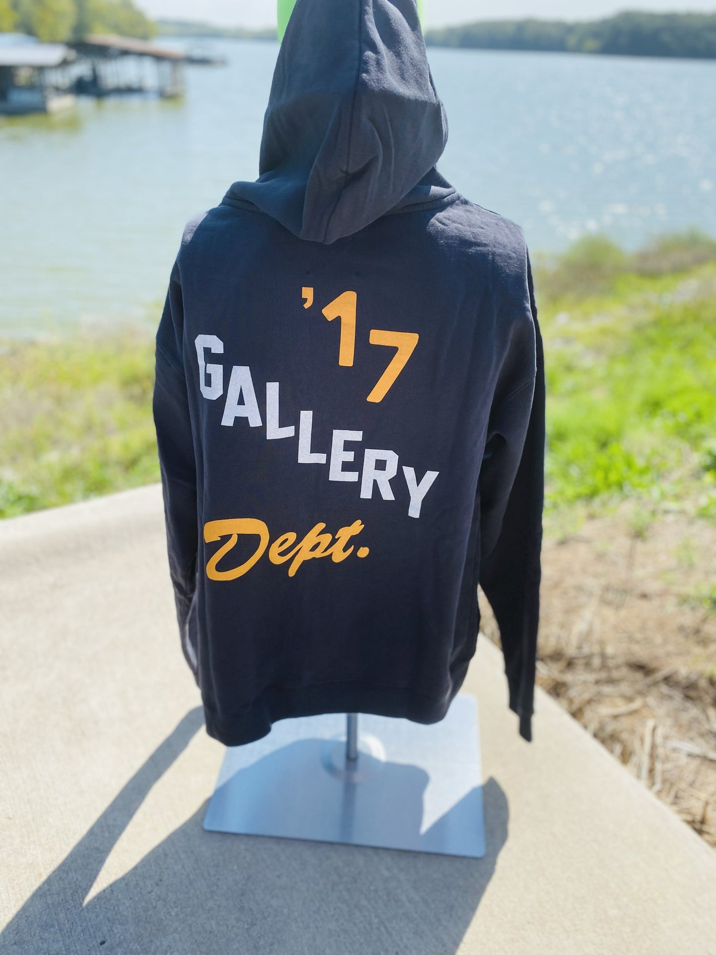 Gallery Dept. Boxing Merch Zip Hoodie Vintage Black