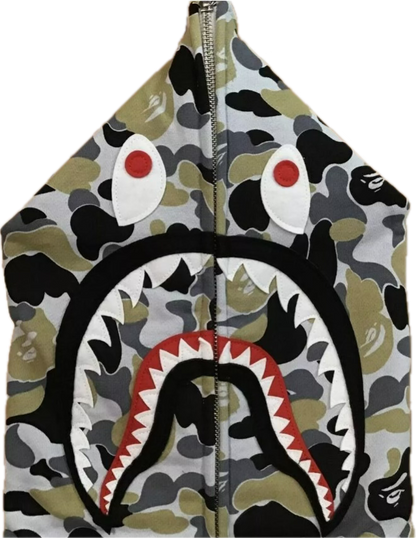 OG Bape Osaka City Camo Full Zip Hoodie
