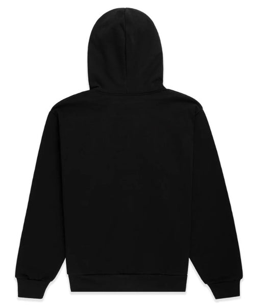 Sp5der OG Web Studded Zip Hoodie Black