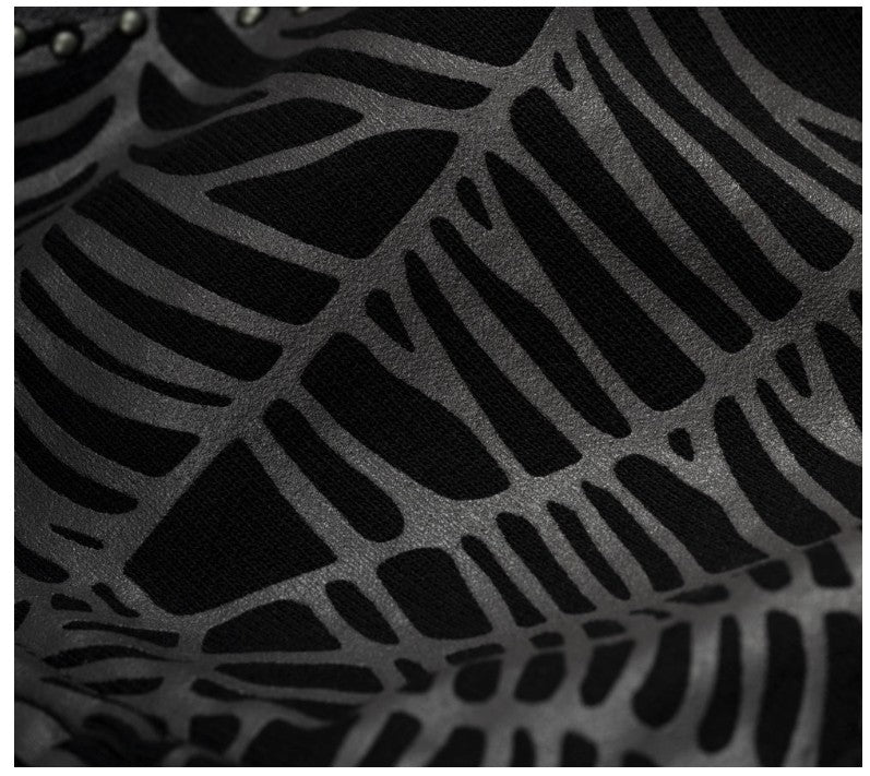 Sp5der OG Web Studded Zip Hoodie Black
