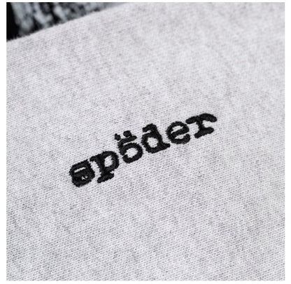 Sp5der Triple 5 Stitch Zip Up Black Hoodie