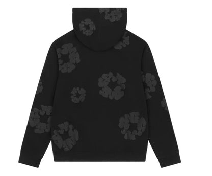 Denim Tears Cotton Wreath Hoodie Black Monochrome