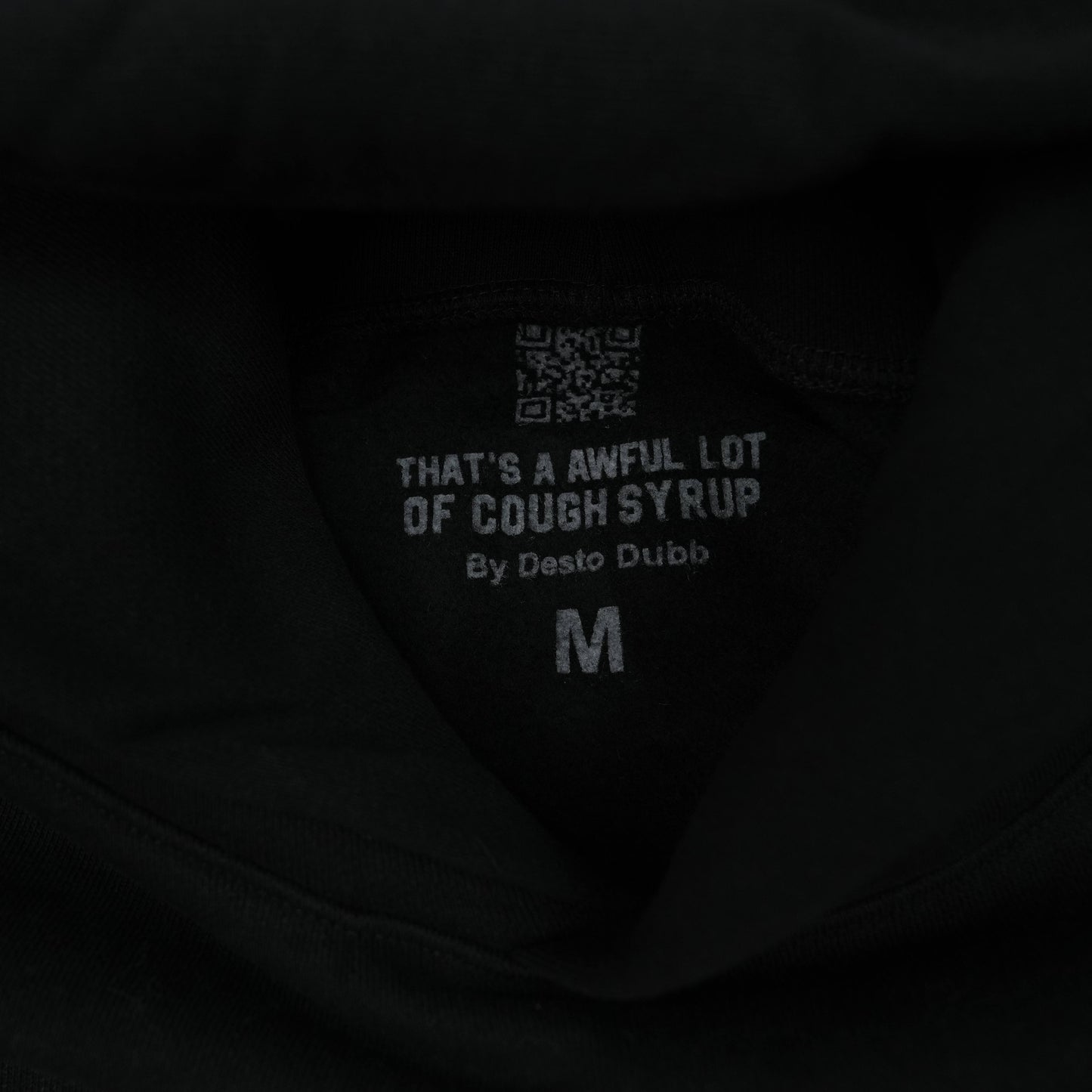 Cough Syrup Bank Black Hoodie