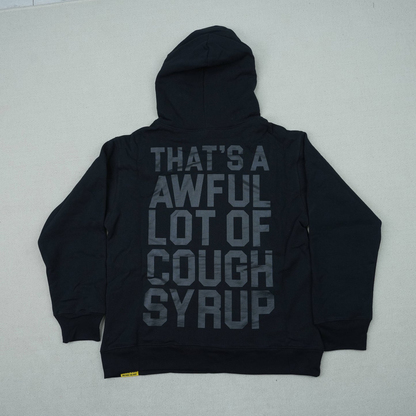 Cough Syrup Hoodie Black/Black