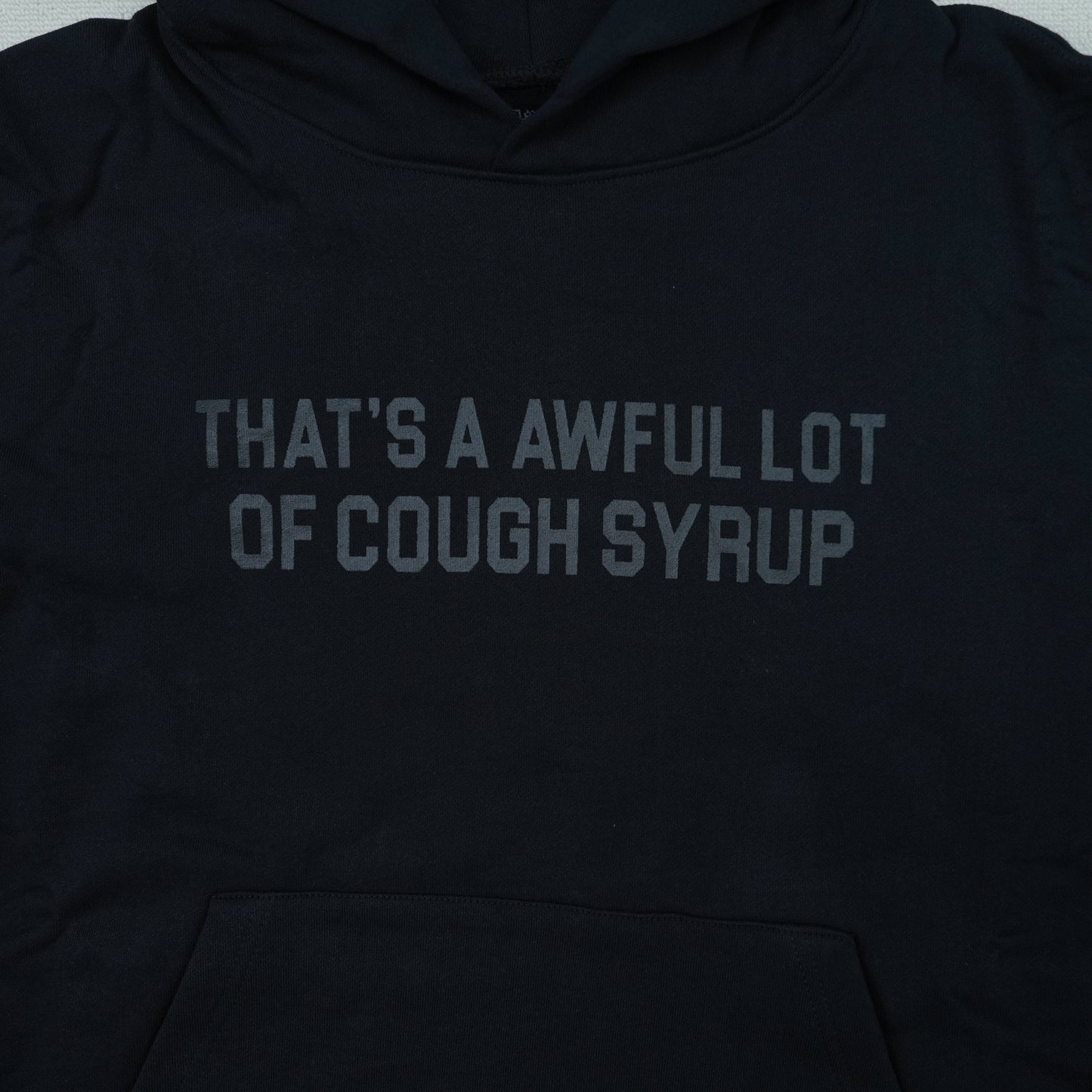 Cough Syrup Hoodie Black/Black