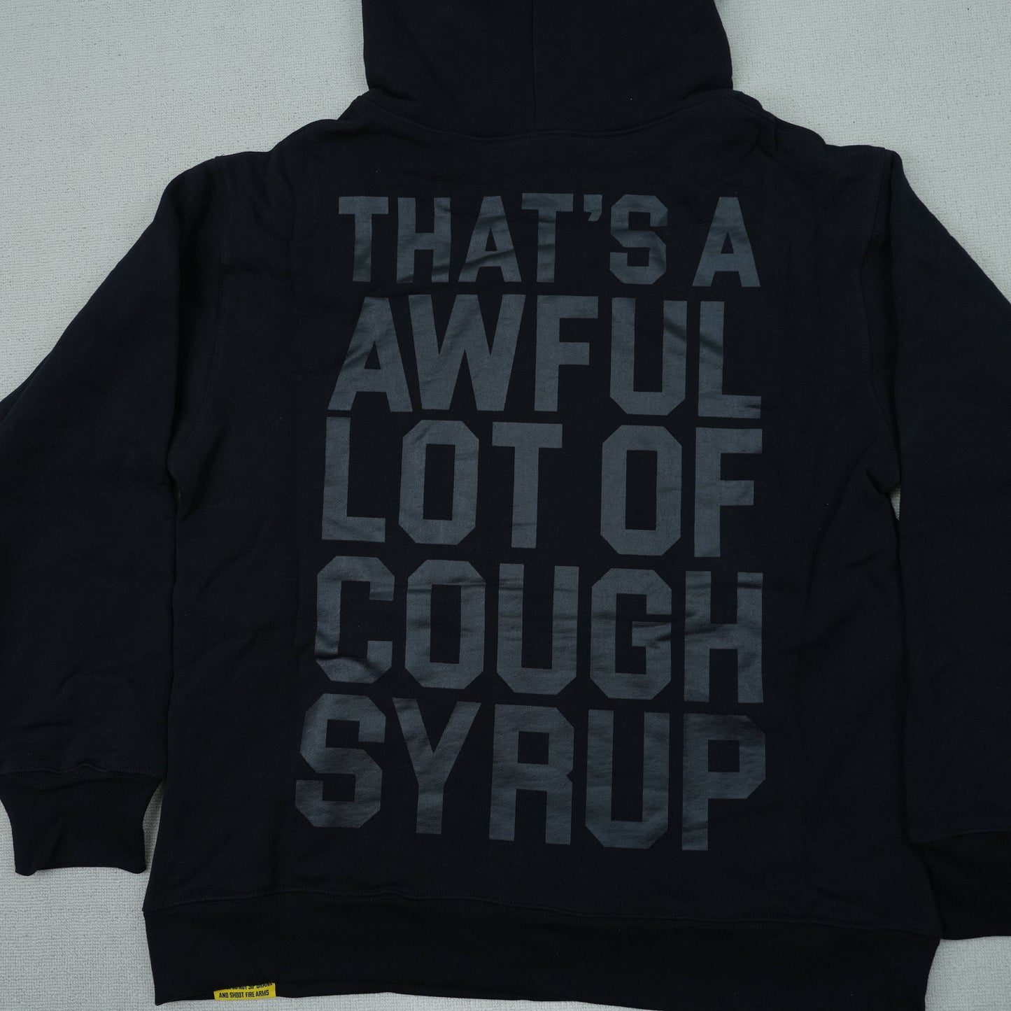 Cough Syrup Hoodie Black/Black