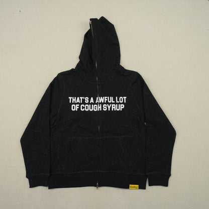 Cough Syrup Hoodie Black Rhinestone (VVS)