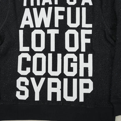 Cough Syrup Hoodie Black Rhinestone (VVS)