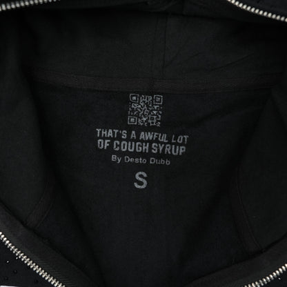 Cough Syrup Hoodie Black Rhinestone (VVS)