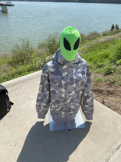 BAPE City Camo Shark Full Zip Hoodie (SS24) Gray