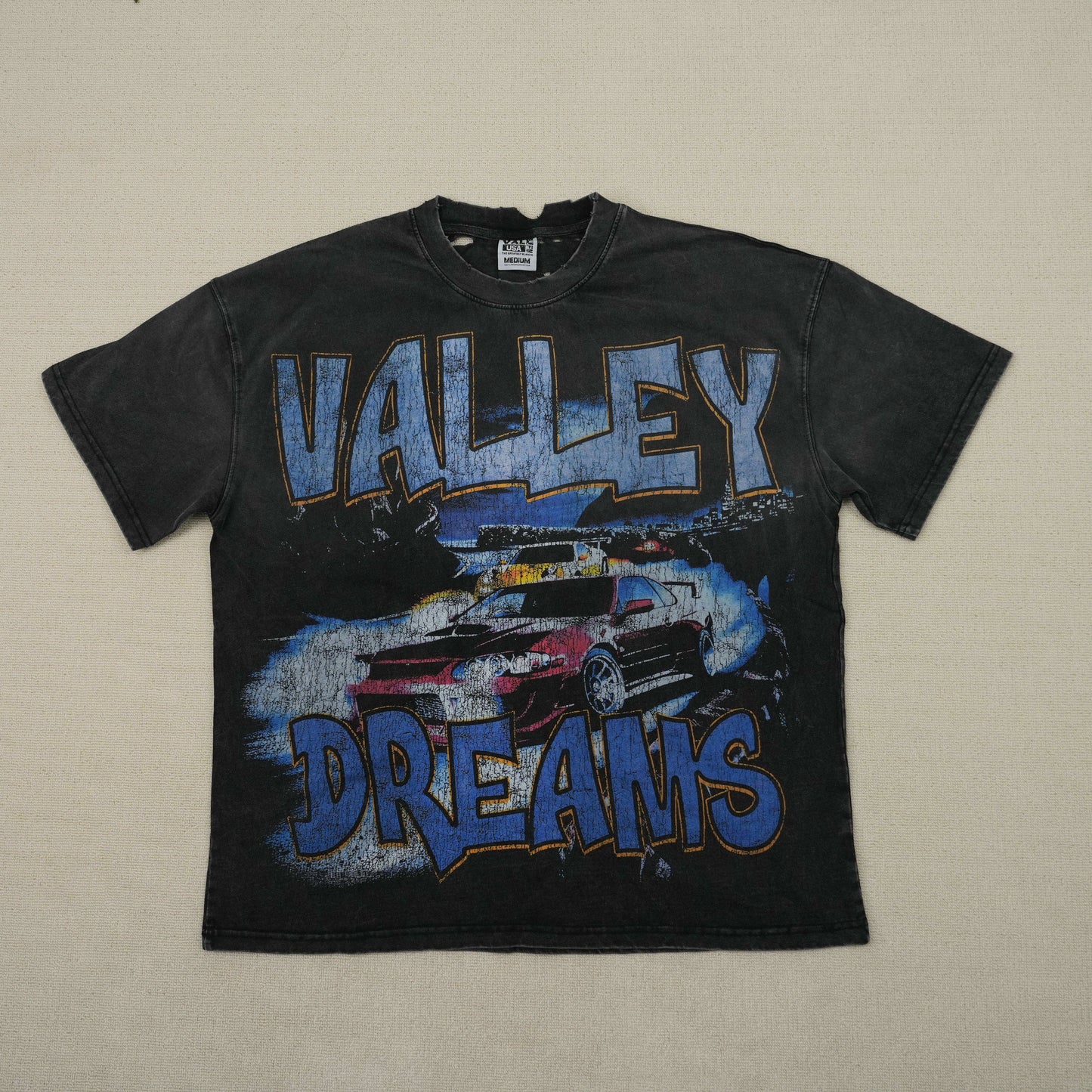 Vale Black Forever Mount Akina car graphic t-shirt