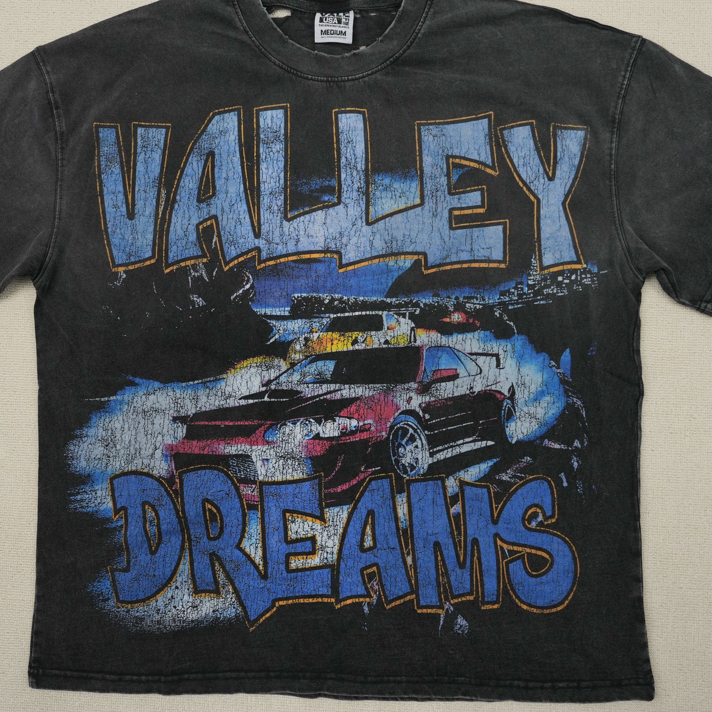 Vale Black Forever Mount Akina car graphic t-shirt