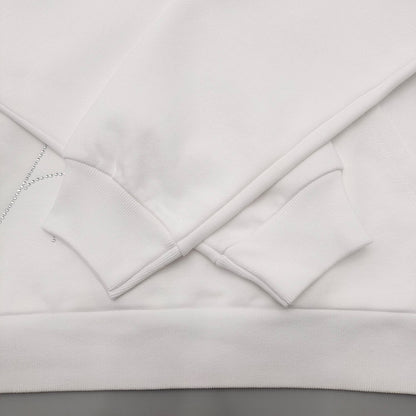 Sp5der OG Rhinestone Hoodie White