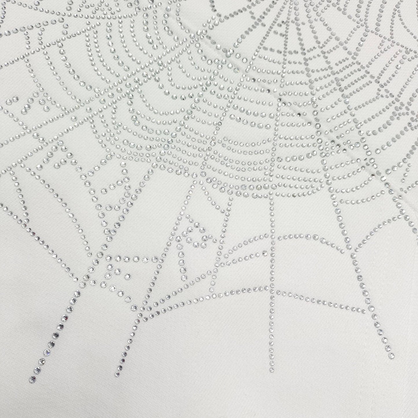 Sp5der OG Rhinestone Hoodie White